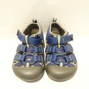 KEEN Newport H2 Water Shoes Sandals Boys Blue Yellow Size 6 Toddler